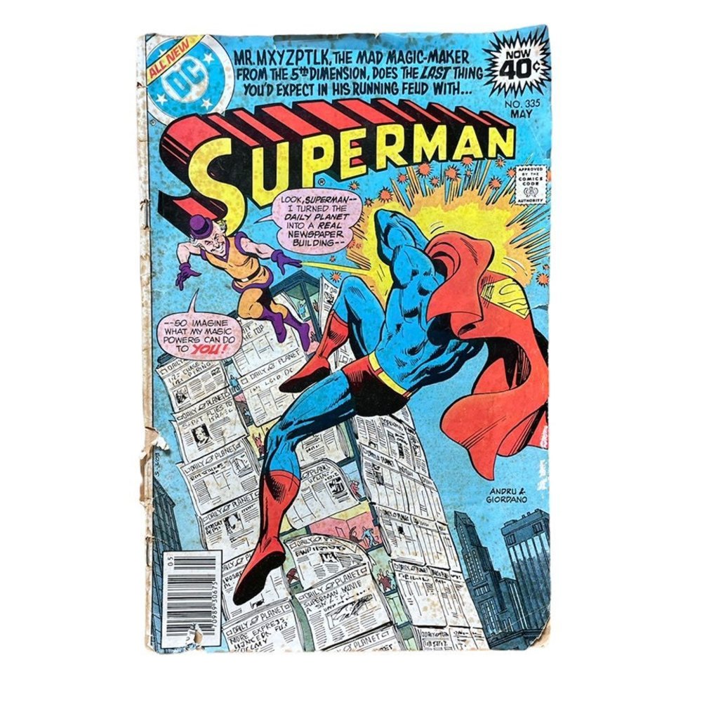 Vintage May 1979 DC Superman Comic Book Vol 41 No 335